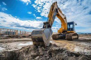 Ilustrasi alat berat seperti excavator dan bulldozer yang dikenakan pajak alat berat di Indonesia terbaru