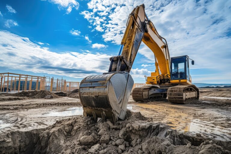 Ilustrasi alat berat seperti excavator dan bulldozer yang dikenakan pajak alat berat di Indonesia terbaru
