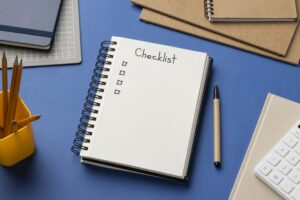Ilustrasi checklist daftar harta untuk pelaporan SPT Tahunan pajak pribadi di Indonesia